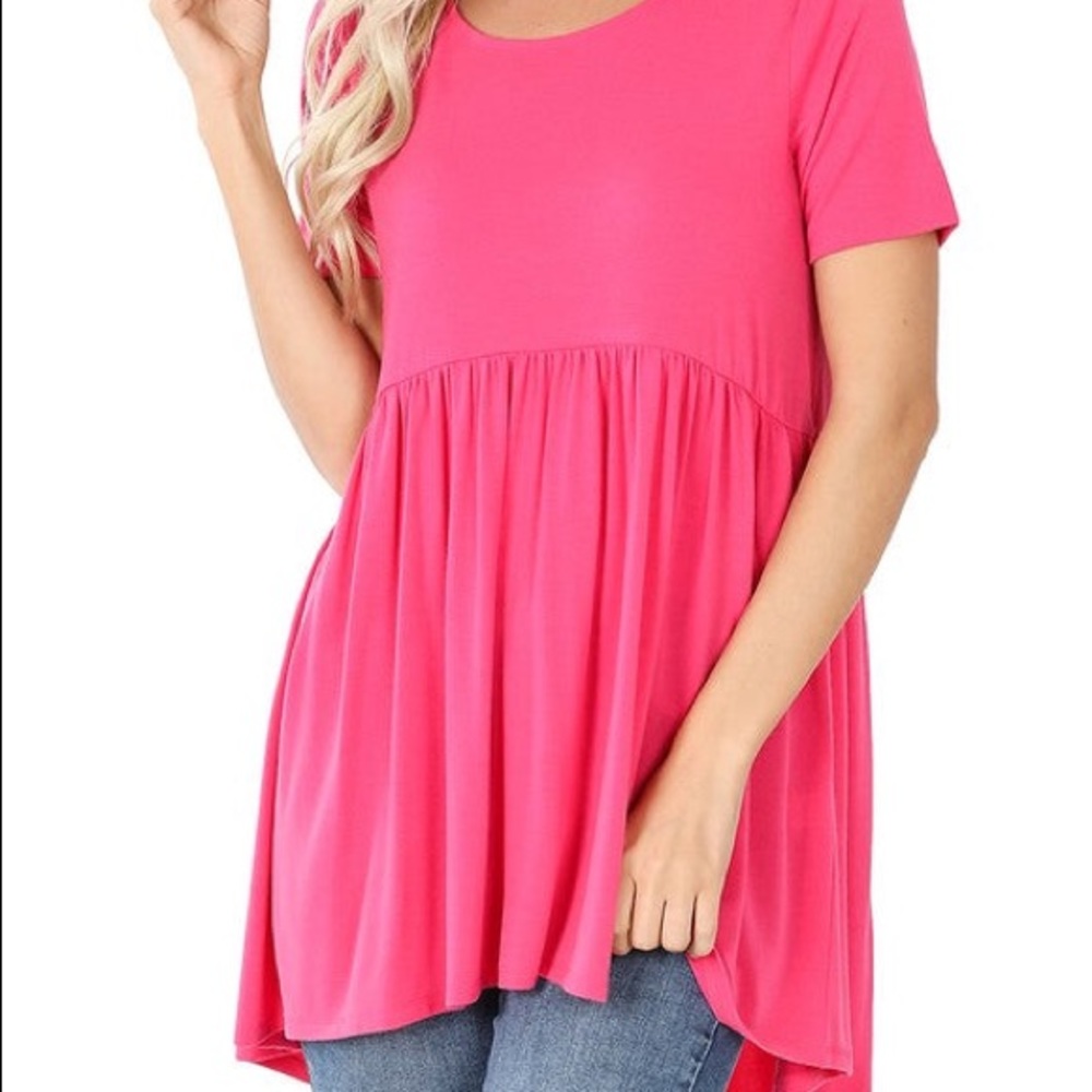 Zenana Babydoll Top